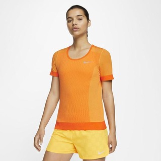 Top Nike Infinite Maneca Scurta Running Dama Portocalii | DWLT-15872